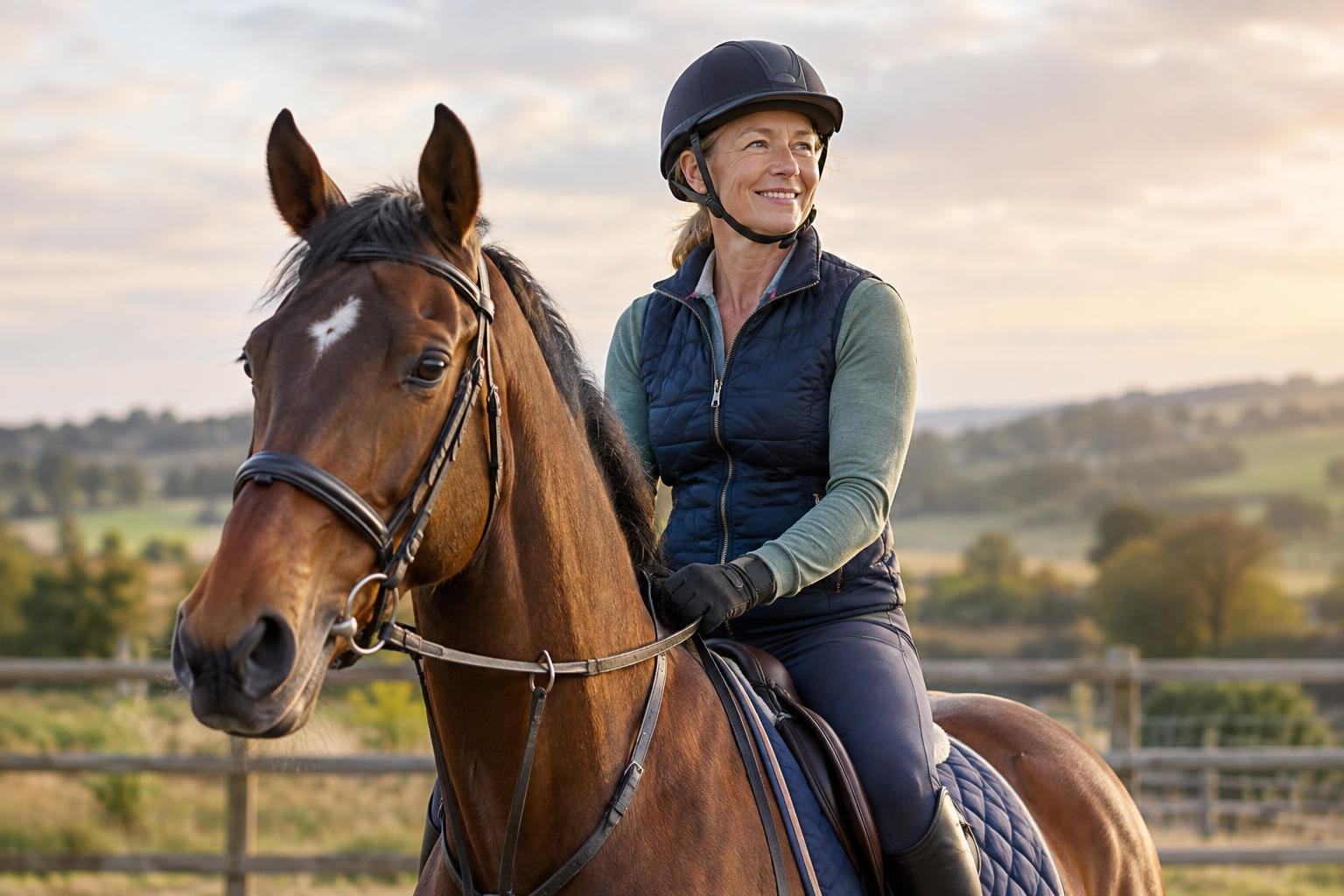 AI image: When Menopause Changes the Way You Ride