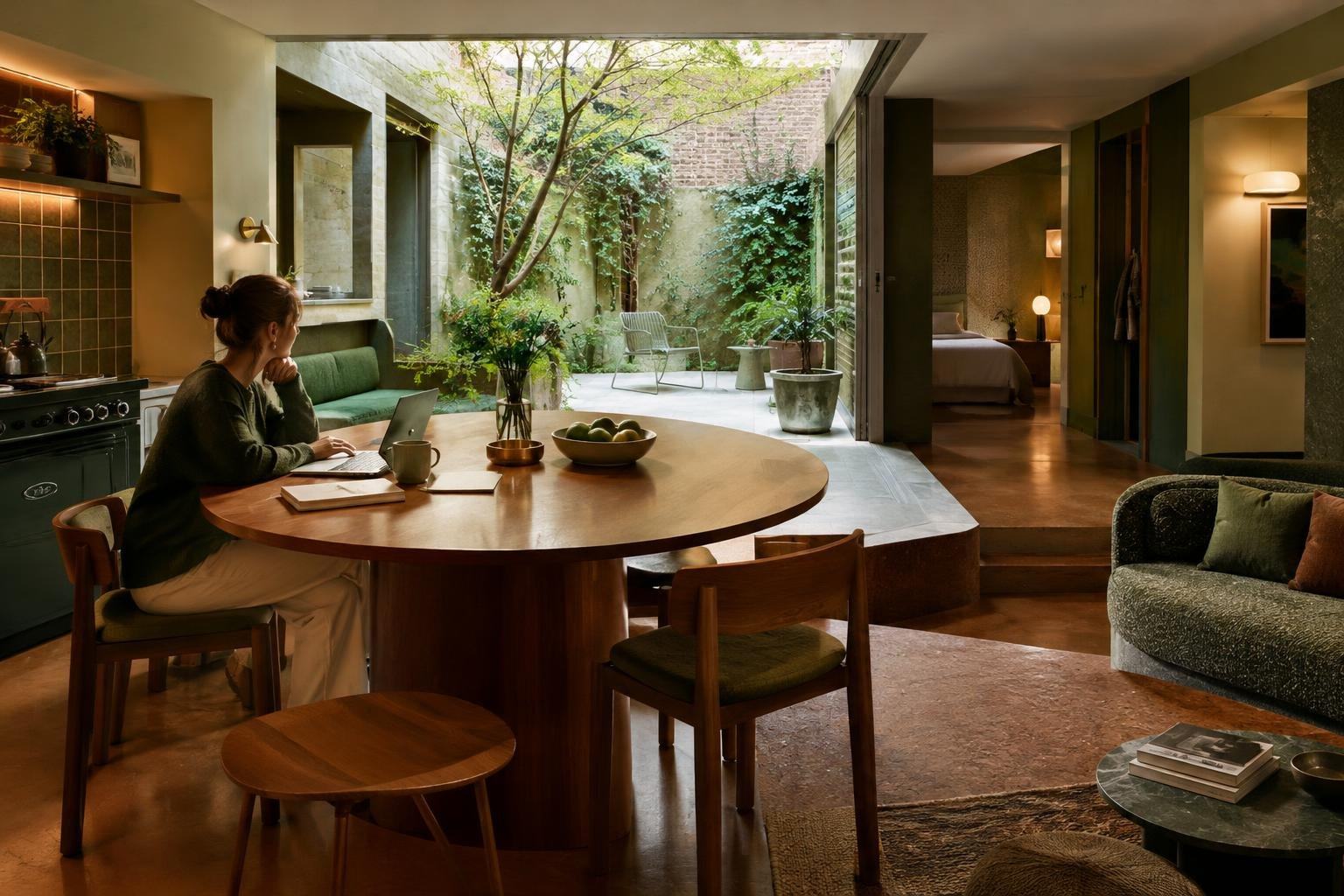 AI image: A Tiny Basement, Reimagined: The Design Ideas Behind an Award-Winning Apartment