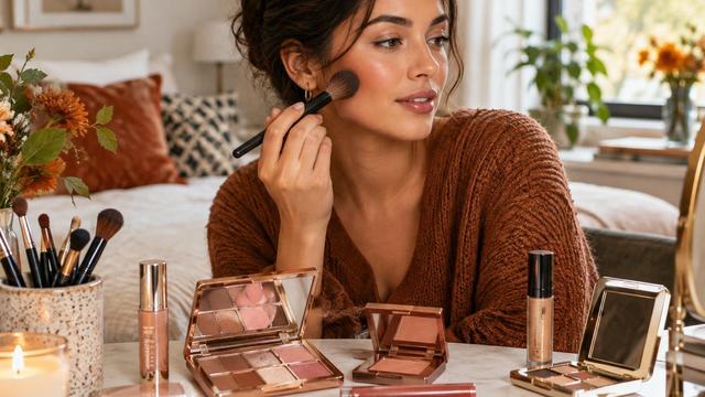 AI image: October’s Beauty Launches Make a Case for Comfort-First Glamour