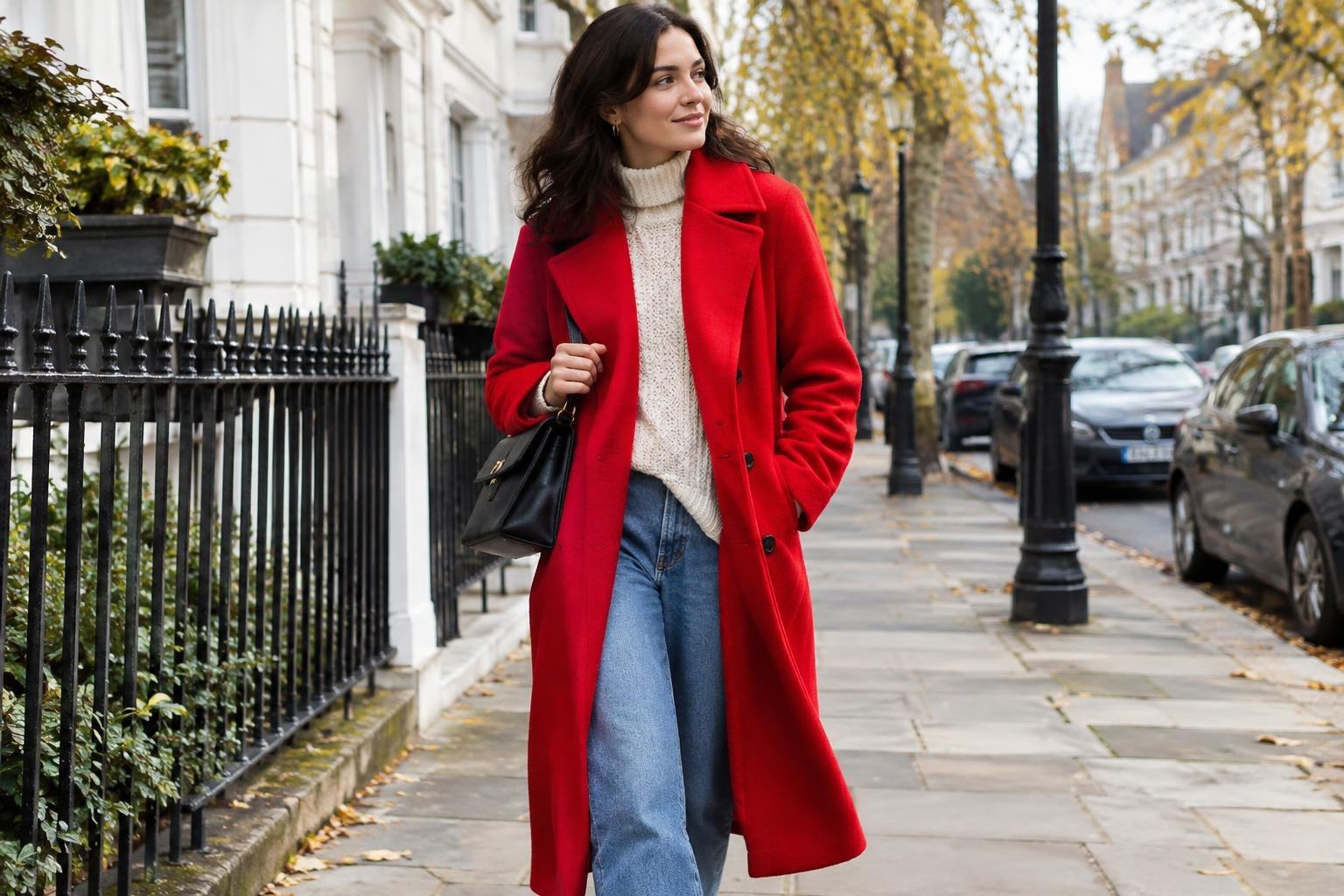 AI image: The Case for a Colourful Winter Coat—and How to Wear One